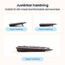 Contour Balance kablet tastatur sort