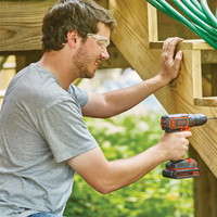 Black+Decker 18V boremaskine 2x1,5AH
