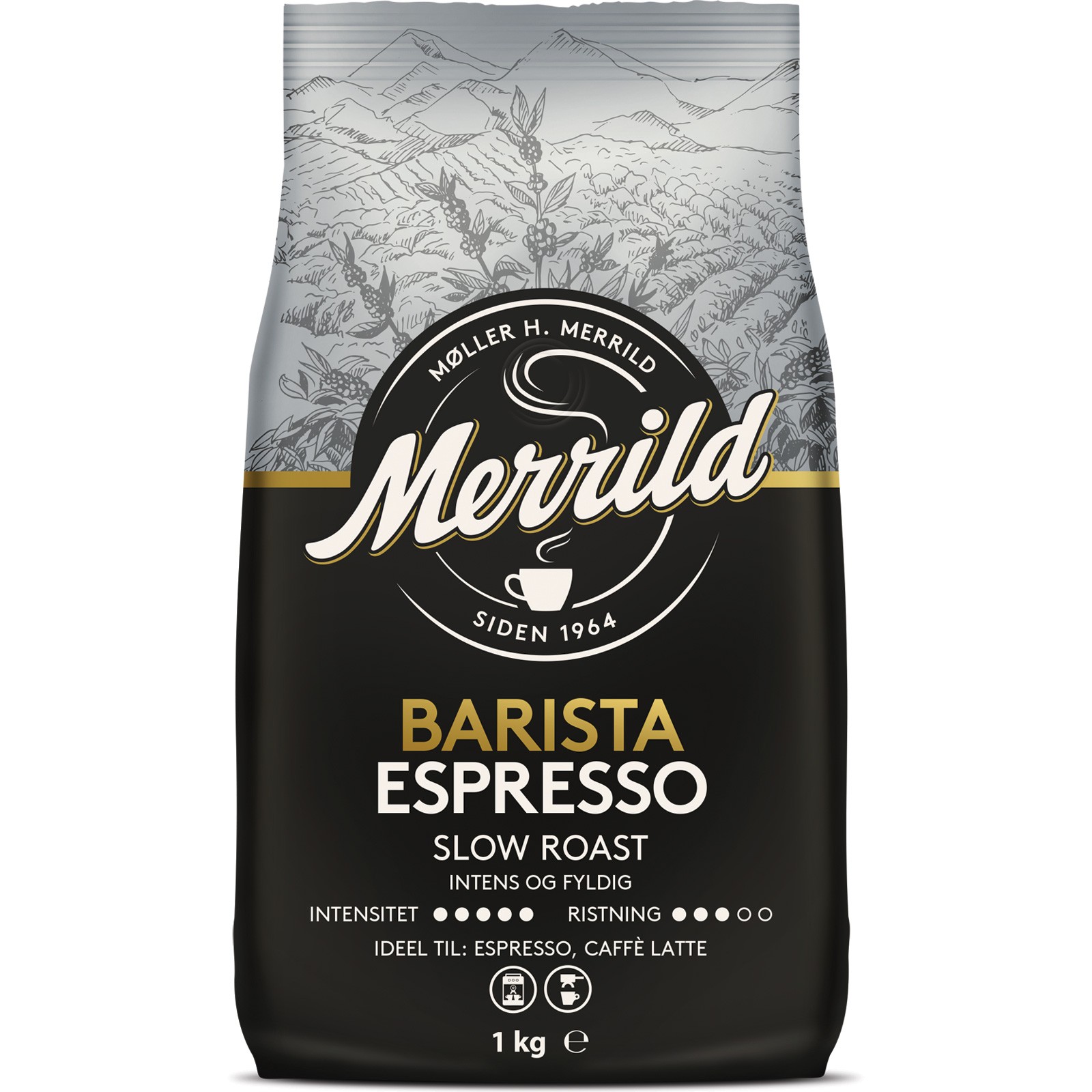 Merrild Barista espressobønner 1kg
