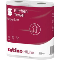Satino HiLine køkkenrulle 2-lags 23cmx14m hvid 32rl
