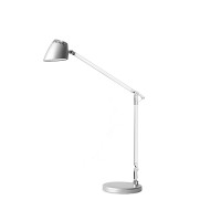 LightUp Napoli bordlampe m/base asymmetrisk sølv