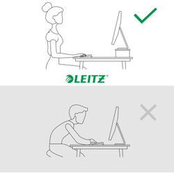 Leitz Cosy Ergo monitorstander 20kg hvid