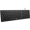 RAPOO NK8020 kablet tastatur sort