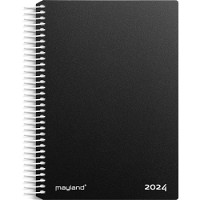 Mayland 2024 24210000 spiralkalender 17,5x13,5cm sort