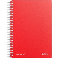 Mayland 2024 24210040 spiralkalender 17,5x13,5cm rød