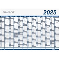 Mayland 2025 25065000 1x13mdr kæmpekalender 70x100cm blå