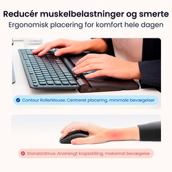 Contour RollerMouse Pro Regular trådløs sort