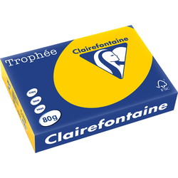 Trophee kopipapir A4 80g Sun Flower 500ark