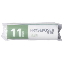 Fryseposer m/skrivefelt 11L 54x29cm klar