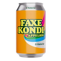 Faxe Kondi Appelsin 0 kalorier 33cl 24stk inkl. a-pant