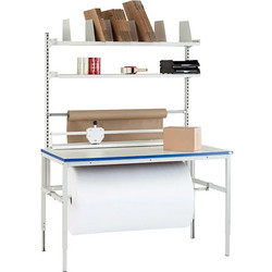 Pakkebord kombination 5 80x150cm lysegrå 150kg