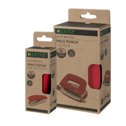 Leitz Recycle hæftemaskine 10ark rød