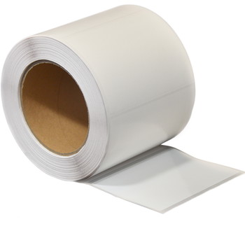 Dæklabel etiketter 75x100mm Ø76mm hvid