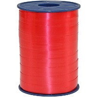 Polygavebånd blank 10mmx250m rød