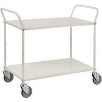 Kongamek hyldevogn m/2 hylder 1080x480x940mm 250kg hvid