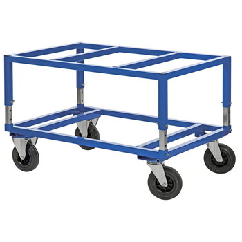Kongamek pallevogn 1200x800x655mm blå 800kg