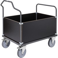 Kongamek kassevogn L1090xB700xH1065mm mørkegrå/sort