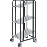 Kongamek rullebord 477x638x1300mm mørkegrå