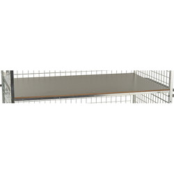 Kongamek træhylde t/vogn 1240x800x40mm 150kg