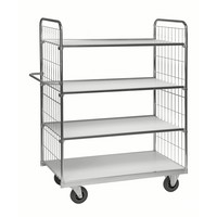 Kongamek hyldevogn m/bremse 1390x650x1695mm 300kg