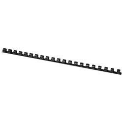 Q-connect spiralrygge 10mm 65ark sort 100 stk