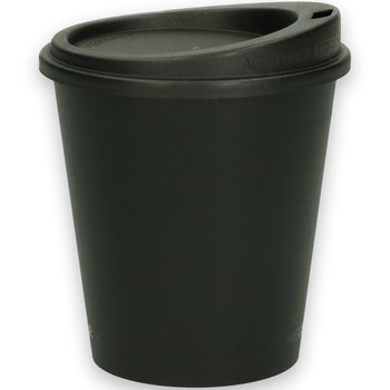 Verive kaffebæger og låg 83xØ79mm 200ml sort