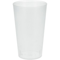 Verive plastglas Ø99mm 500ml klar
