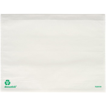 Følgeseddellommer papir u/tryk C5 165x225mm mat hvid 1000stk