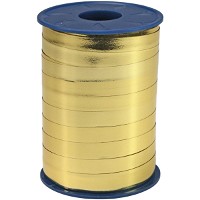 Gavebånd metal 10mmx250m guld
