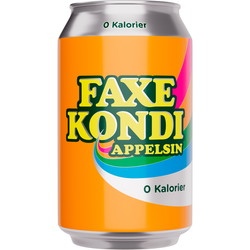 Faxe Kondi Appelsin 0 kalorier 33cl dåse