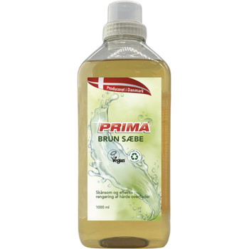 Prima flydende brun sæbe 1L