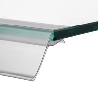 GLS hyldeforkant t/glas 26x885mm transparent