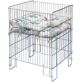 Salgskurv I 530x530x775mm 217L krom