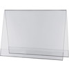 Teltdisplay akryl A4 glasklar