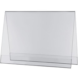 Teltdisplay akryl A4 glasklar