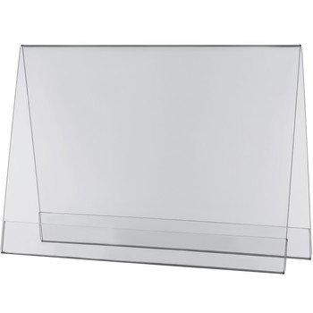 Teltdisplay akryl A4 glasklar