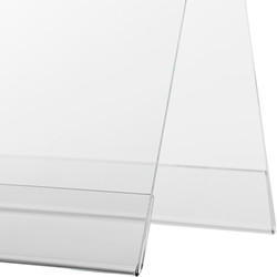 Teltdisplay akryl A4 glasklar