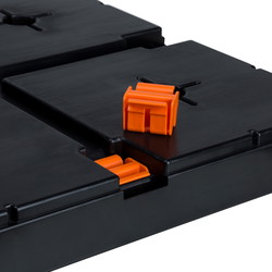 EasyCubes Floor 400x400x50mm sort