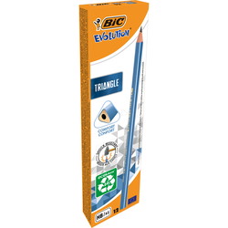 BIC Evolution blyanter HB blå 12stk