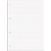 Rhino konferenceblok 60g hvid A4 kvadreret toplimet 25ark