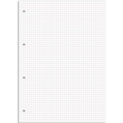 Rhino konferenceblok 60g hvid A4 kvadreret toplimet 25ark