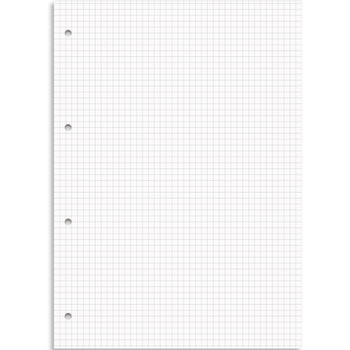 Rhino konferenceblok 60g hvid A4 kvadreret toplimet 25ark