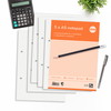 Rhino standardblok 60g A5 kvadreret toplimet