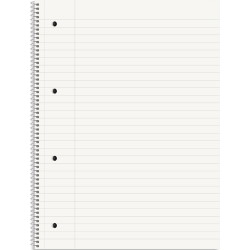 Rhino Recycled kollegieblokke 70g A4 linjeret 4 huller