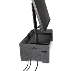 Durable Effect monitorstander 10kg mørkegrå
