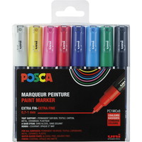 Uni Posca PC-1MC paintmarker 0,7-1 mm 8stk