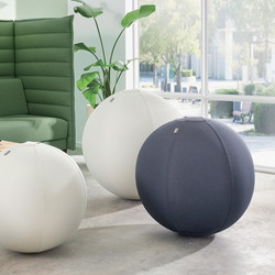 Leitz Ergo Active balancebold Ø55cm lysegrå