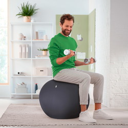 Leitz Ergo Active balancebold Ø65cm mørkegrå
