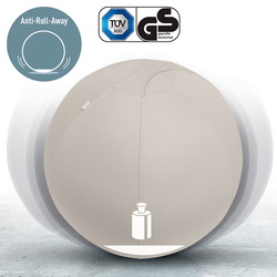 Leitz Ergo Active balancebold Ø75cm lysegrå