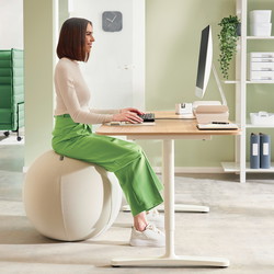 Leitz Ergo Active balancebold Ø75cm lysegrå